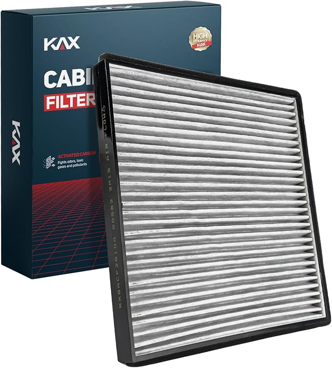 KAX HEPA Cabin Air Filter with Activated Carbon, CF11667 Replacement for Chevy Camaro 2010 2011 2012 2013 2014 2015, Passenger Compartment Air Filter, Filter Up Dust Pollen