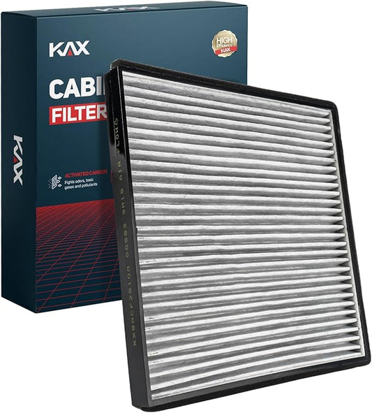 KAX HEPA Cabin Air Filter with Activated Carbon, CF11667 Replacement for Chevy Camaro 2010 2011 2012 2013 2014 2015, Passenger Compartment Air Filter, Filter Up Dust Pollen