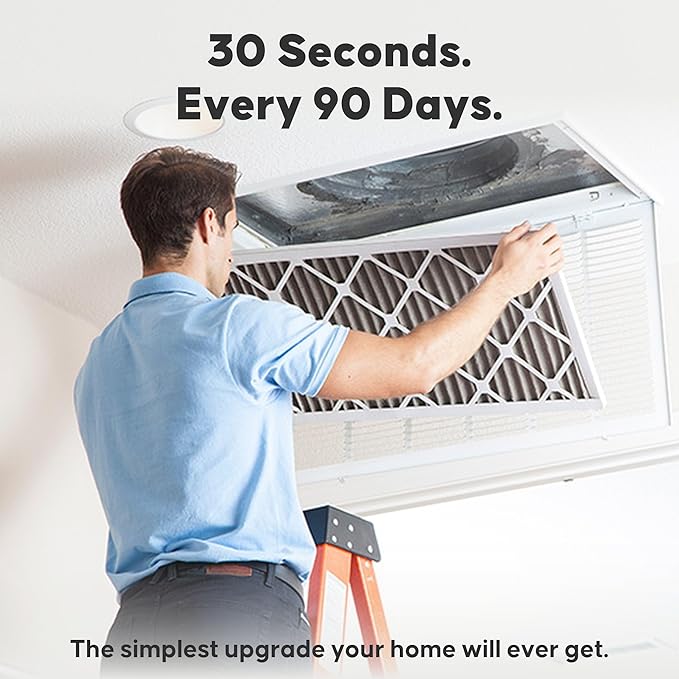 Aerostar 6x10x1 MERV 11 Pleated Air Filter, 4 Pack, AC Furnace Filters, HVAC Filter, Air Conditioner Filters, Heater Filters Replacement for Home (Actual Size: 6x10x1)