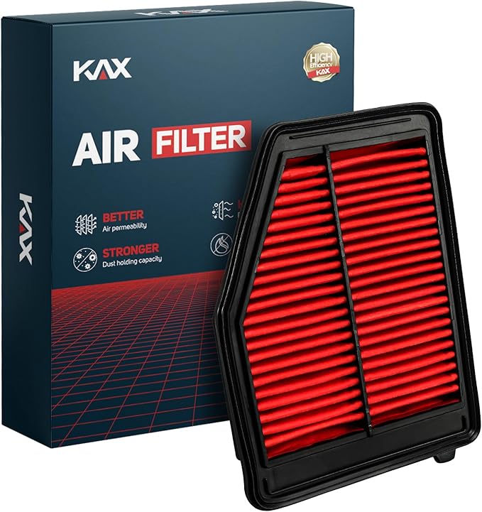 KAX Premium Engine Air Filter, CA11113 Replacement for Honda Civic 2012-2015; Acura ILX 2013-2015, Advanced Air Filter Media, Increased Acceleration
