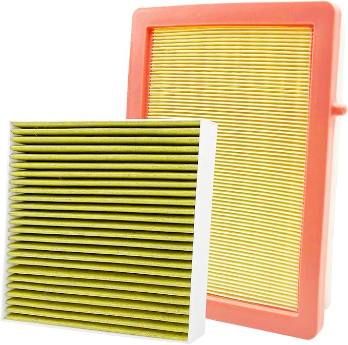 Capume 2PCS Cabin Engine Air Filter JM966JM1260 Kit Fits for Equinox 2018-2025, Terrain 2018-2025, Replacement for CA12260, CF11966,JM966JM1260
