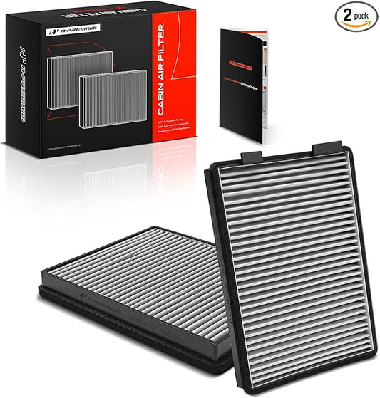 A-Premium 2-PC Cabin Air Filter with Activated Carbon Compatible with BMW E39 Series 525i 2001-2003, 528i 1997-2000, 530i 2001-2003, 540i 1997-2003, M5 2000-2003, Replace# 64118391198