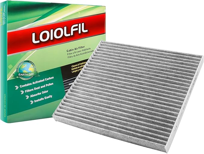 Cabin Air Filter Replacement for CF10133 CP133, Fits Toyota Corolla 2002-2008, Matrix 2003-2008, Premium Cabin Filter with Activated Carbon