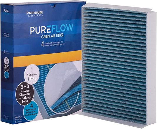PureFlow Cabin Air Filter PC8155X | Fits 2015-2025 Ford Mustang