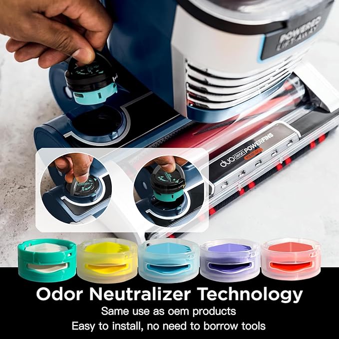 Odor Neutralizer Replacement Cartridges for fit Shark ZU102 LA702 UZ565H AZ3002 AZ4002 AZ3000 HZ3000 HZ3002 IZ862H IZ562H ZD550 Stratos Upright Vacuum,Compared to Part# 1541FC3000,10 Pack
