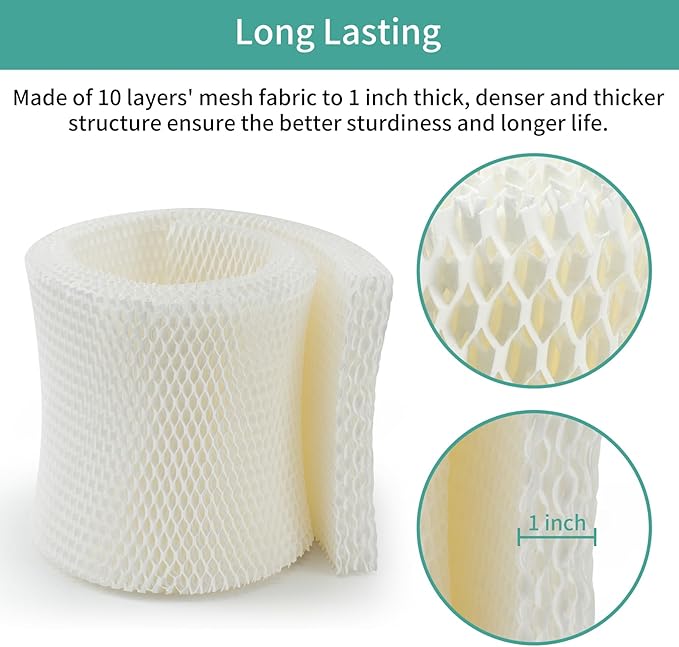 MAF2 Humidifier Filter Compatible with Aircare MA0800, MA0600, Kenmore 17006, 15408, Esscik Air MiostAIR MA0800, MA0600, 3 Packs