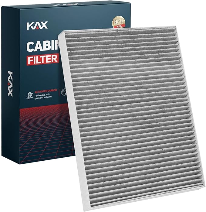 KAX HEPA Cabin Air Filter with Activated Carbon, CF9597A Replacement for Town & Country 2001-2007, Grand Caravan 2001-2007, Pacifica 2004-2008, Voyager 2000-2003