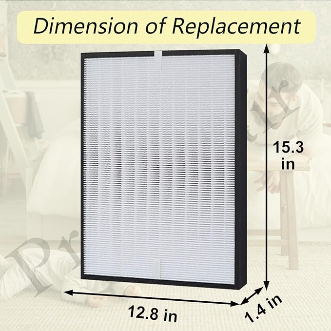 Replacement Filter Model AP350F Compatible with Envion Aller-gy Pro AP350 Air Purifier, 1 Pack 3-IN-1 Filtration