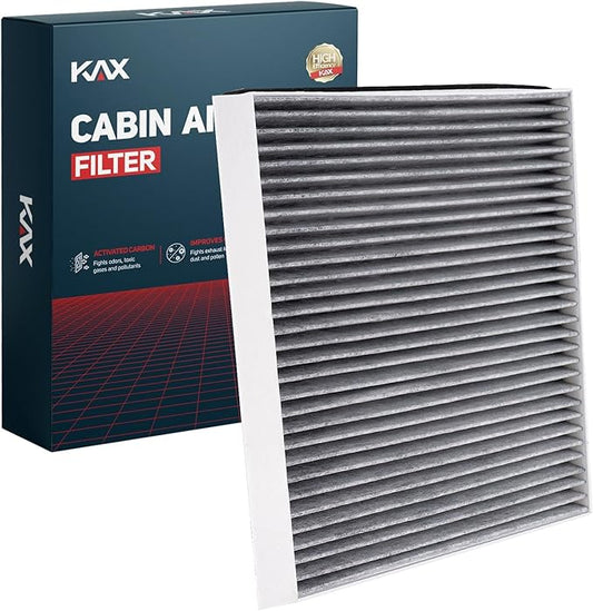 KAX HEPA Cabin Air Filter with Activated Carbon, CF10735 Replacement for Kia Telluride, Stinger, K900; Hyundai Santa Fe, Genesis, Equus; Genesis GV70, GV80, G70, G80, G90, Electrified G80, GV80 Coupe