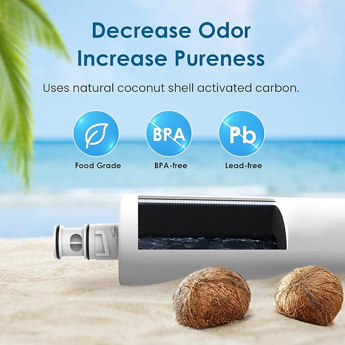 Waterdrop 3US-AF01 Under Sink Water Filter, Replacement for Standard Filtrete® 3US-AF01, 3US-AS01, Aqua-Pure AP Easy C-CS-FF, WHCF-SRC, WHCF-SUFC, WHCF-SUF, NSF/ANSI 42 Certified, 2 Pack