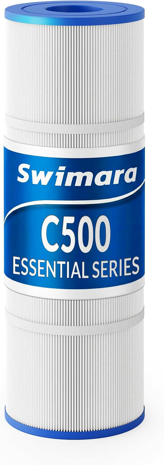 Pool Filter Cartridge for Hayward Systems, Essential Series, Replacement for CX550RE CX500RE PA55 PA50, Compatible with Star-Clear C500 Easy-Clear C550, Cylindrical Fabric, 50 Sq. Ft.