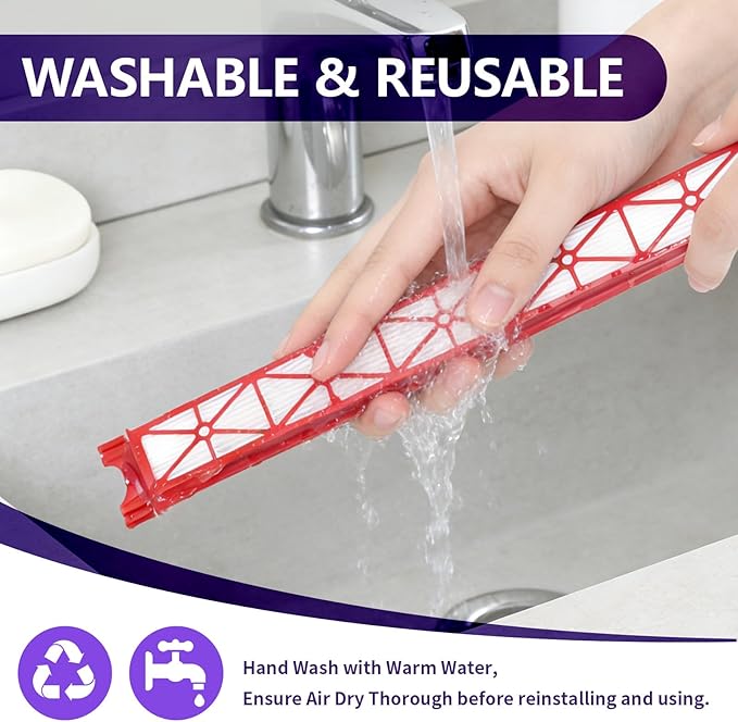 OTTWL 3 Packs SV50 Vacuum Replacement Filters Compatible with Dyson PencilVac Fluffycones、PencilVac Fluffy Cordless Vacuum