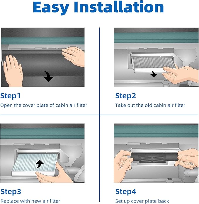 CF10285 Cabin Air Filter HEPA Air Conditioner with Activated Carbon Replacement Cabin Air Filter Accessories Compatible with LAND ROVER，LEXUS ES300H,TOYOTA 4RUNNER,TOYOTA COROLLA,TOYOTA SIENNA