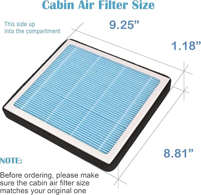 CF10134 CP134 Cabin Air Filter with Activated Carbon For Honda 2003-2021 Accord 2007-2016 CRV 2006-2015 Civic Acura 2007-2011 CSX / 2013-2021 ILX / 2007-2022 MDX RDX AT134 RLX TLX TSX ZDX