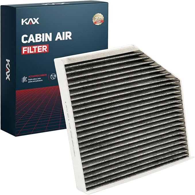 KAX HEPA Cabin Air Filter with Activated Carbon, CF11436 Replacement for Audi A6 Quattro, A7 Quattro 2012-2018, A8 Quattro 2011-2018,A6 2012-2018,S6,S7,S8 2013-2018, RS7, Strong Adsorption Air Filter