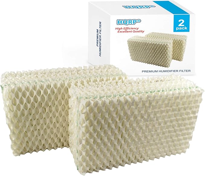 HQRP 2-Pack Wick Filter Compatible with Emerson Kenmore HDC-1 HDC1 14910 32-14910 fits HD07W HD08W HD12W HD12W1 HD6000 HD8000 29960 29970 Series Console Humidifiers