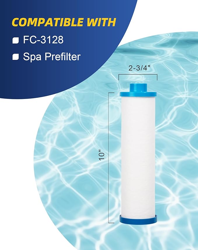ZOTEE Filbur FC-3128 Spa Filter Disposable Hot Tub Filter with Garden Hose Adapter, Replacement for PPS2100, Darlly PP6903,1 Pack
