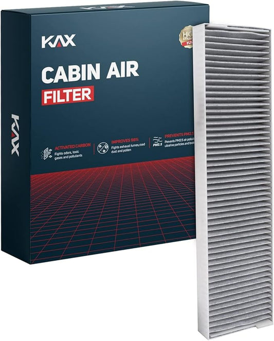 KAX HEPA Cabin Air Filter with Activated Carbon, CF10141 Replacement for Chevrolet Equinox; Saturn Vue; Pontiac Torrent; Suzuki XL-7