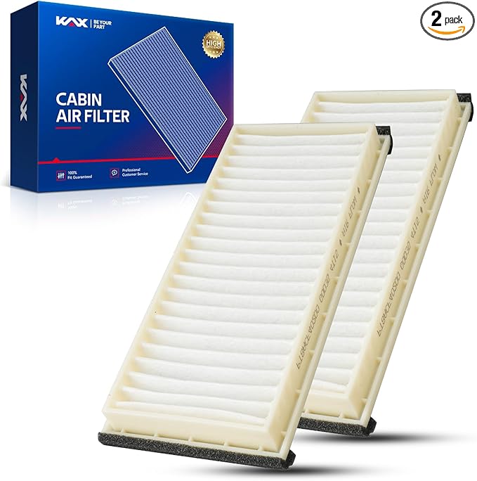 KAX Cabin Air Filter, CF11921 Replacement for Maz da RX-8 RX8 2004-2011, MPV 3.0L 2004-2006, Strong Adsorption w/Upgraded Activated Carbon-2Pcs