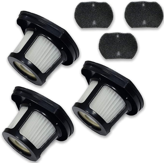 PUREBURG Replacement Filter Compatible with Bissell 2390 2390a 2389 2284W Pet Hair Eraser Lithium Ion Cordless Hand Vacuum, Pack of 3 HEPA & Mesh Frame