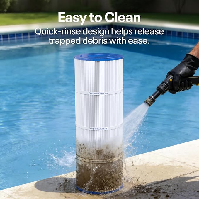 POOLPURE Replacement Filter for Hayward C500, CX500-RE, PA50, Ultral-A11, PP-A11, Unicel C-7656, Filbur FC-1240, FC-0625, FC-0620, 50 sq.ft Filter Cartridge