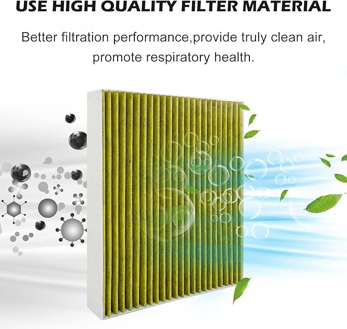 Capume Cabin Air Filter Replacement for CF11966, Sierra 1500, Silverado 1500 2019-2025, Yukon 2021-2025, Equinox 2018-2025, Blazer 2019-2025, Acadia 2017-2025, XT5 2017-2025, Equinox 2018-2025