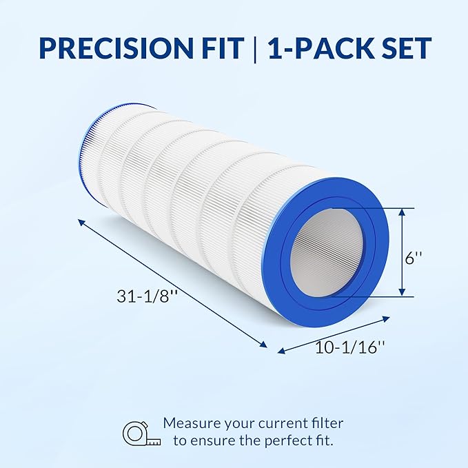Pro Series Filter Cartridge, Replacement for PAP200 R173217 59054400 Unicel C-9419 Filbur FC-0688, Compatible with Pentair Clean & Clear 200, 3oz Trilobal Fabric, 200 Sq. Ft.
