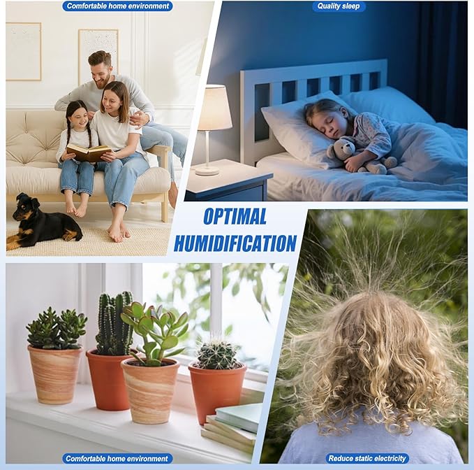Podoy HWF62 Humidifier Filter Compatible with Holmes Sunbeam Humidifier Filter A, Replace HWF62 HWF62CS HWF62D SCM1100 SCM1701 SCM1702 SCM1762 SF212 HM1300 HM1761 (2 Pack)