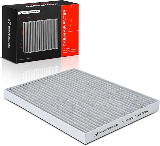 A-Premium Cabin Air Filter with Activated Carbon Compatible with Nissan Sentra 2007-2012, Rogue 2008-2013, Rogue Select 2014-2015, Replace# 999M1VS007