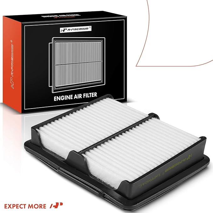 A-Premium 2-PC Engine Air Filter Compatible with Infiniti M35 2009-2010, M37 2011-2013, Q70 2014-2019, Q70L 2015-2019, 3.5L 3.7L, Replace# 16546EJ70A
