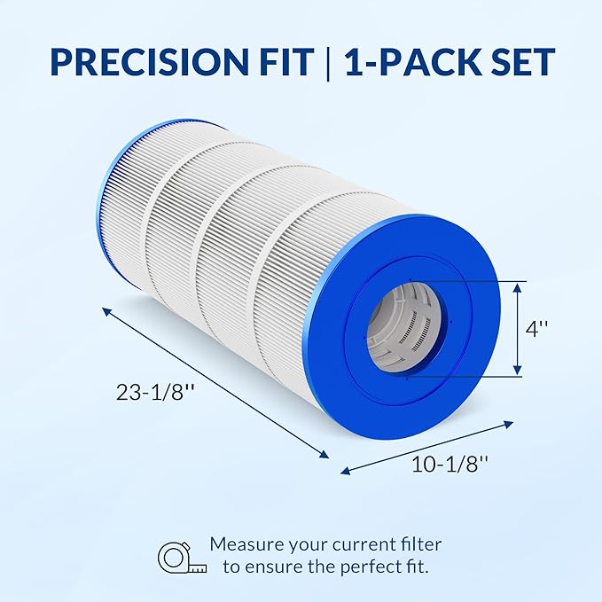 Pro Series Pool Filter Cartridge, 3oz Trilobal Fabric, Replacement for Hayward CX150XRE PA150S Unicel C-9441, Compatible with SwimClear C150S CS150E, 150 Sq. Ft.