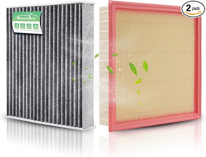Engine Air Filter + Cabin Air Filter Set, Replacement for Nissan Pathfinder 2022-2026 (3.5L), INFINITI QX60 2022-2026 (3.5L), Automotive Accessories-2 Pack Replace #272775NA1A 16546-6TA0A