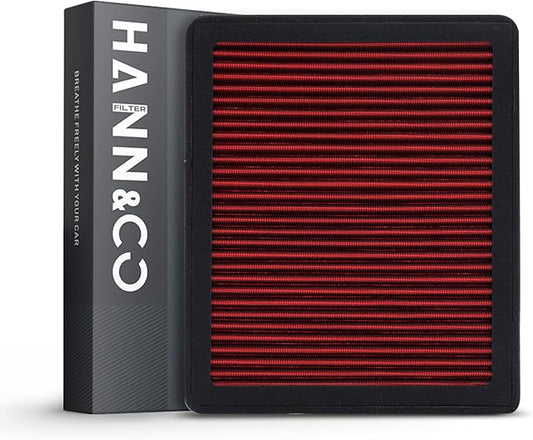 HANN&CO Washable And Reusable High Flow Cabin Air Filter，Greater Than 15 Years of Service Life，Suitable For Chrysler Grand Caravan，Pacifica，Voyager Replacement CF12283（HCC2145-X）