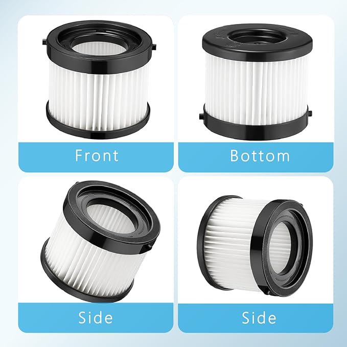 (4-pack) 49-90-0160 HEPA Filter Compatible With Mmiwauukiiii 0882-20 compact vacuum Cleaner，fit for Replacement parts model 49-90-1951