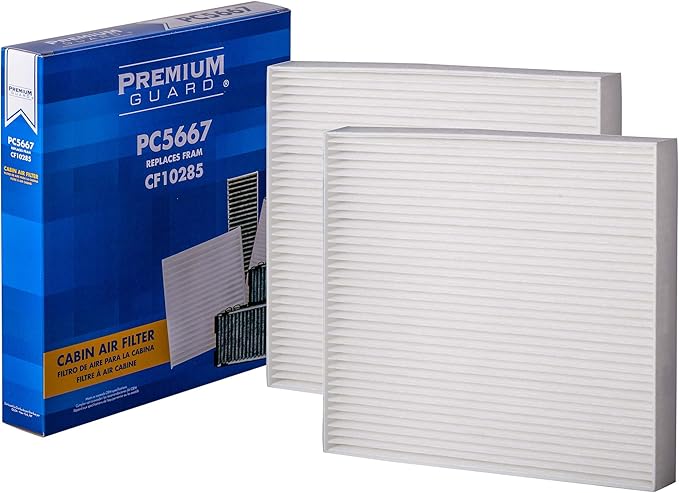 Premium Guard PC5667 Cabin Air Filter - Fits 2020-10 Toyota Prius, 2019-09 Highlander, 2017-11 Lexus CT200h (Pack of 2)
