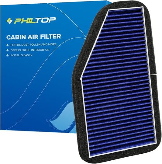 PHILTOP Premium HEPA Cabin Air Filter w/Dual Activated Carbon, Compatible with CF10548 Ford Escape 2007-2012, Mercury Mariner 2007-2011, Mazda Tribute 2008-2011, Carbon Filter Up Dust Pollen Odor