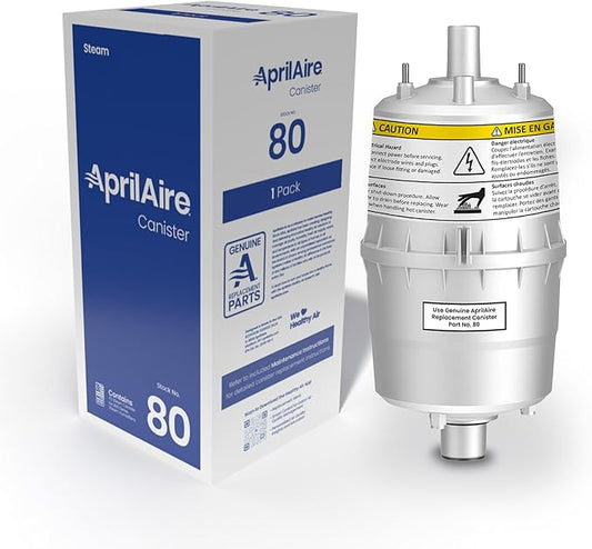 AprilAire 80 Replacement Canister for AprilAire Steam Humidifier Models 800,801,865,and 866,(Pack of 6)