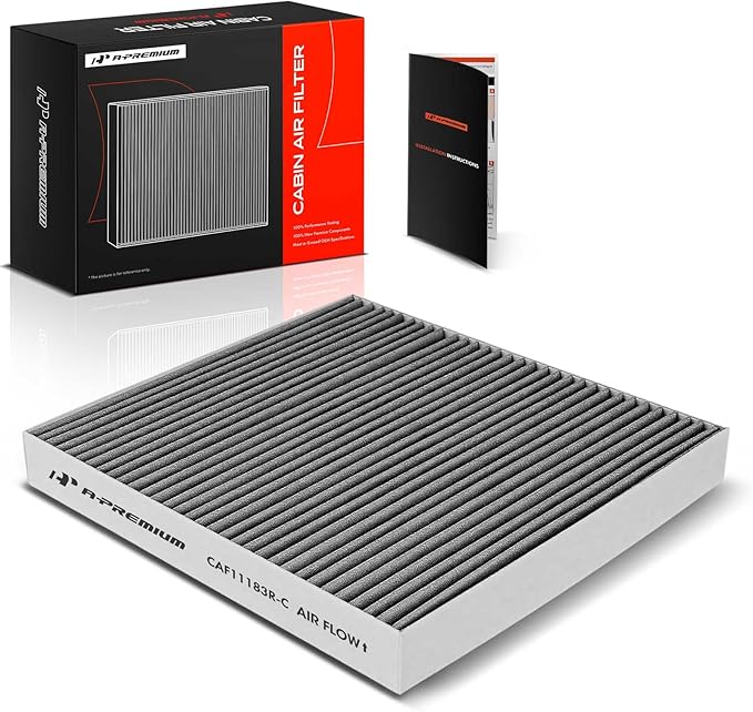 A-Premium Cabin Air Filter with Activated Carbon Compatible with Jeep Grand Cherokee 2011-2014/2016-2017/2019-2021, Grand Cherokee WK 2022-2022 & Dodge Durango 2011-2022, Replace# 68079487AA