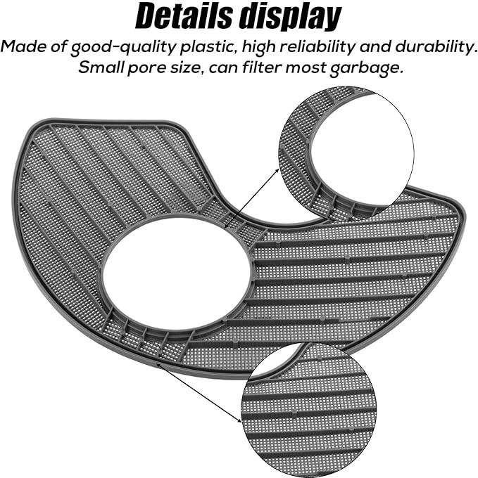 WPW10463906 Dishwasher Screen Filter Replacement, Dishwasher Screen Filter Parts 2312301 WPW10195360 PS11755148 AP6021820 for Amana Dishwashers Kitchen Appliance Accessories