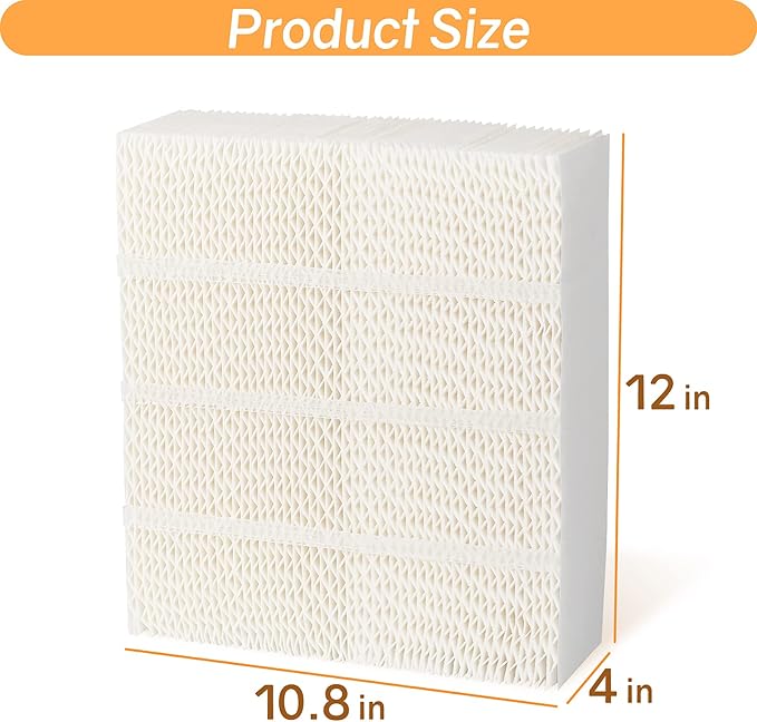 1043 Essick Humidifier Wick Filter for AIRCARE Air EP9500 EP9700 EP9800 EP9 EP9R EP9R500 EP9R700 EP9R800 800821000 826000 826600 831000 Fit Bemis Space Saver 800 8000 Series Evaporative - 2 Pack