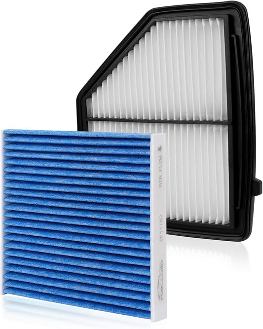 Cabin & Engine Air Filter Combo Fit for Honda HR-V HRV 2016-2022 (1.8L Gas) Activated Carbon Cabin Filter Replace#CF11182 CA12052 Air Filter Car Accessories