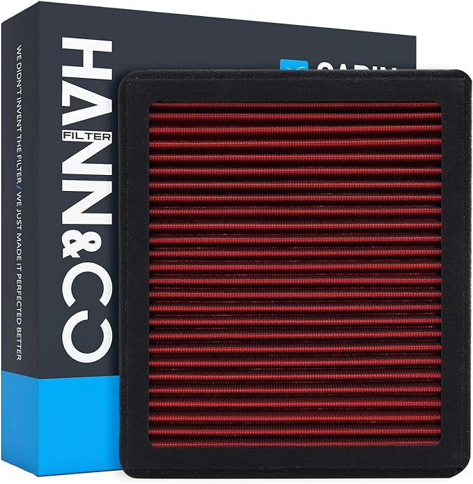 HANN&CO Washable And Reusable High Flow Cabin Air Filter，Greater Than 15 Years of Service Life，Suitable For Hyundai；KIA （Not For Hyundai Sonata Hybrid）Replacement CF12151，CP151，VF2058（HCC1813-X）