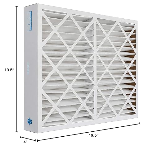 Aerostar 20x20x4 MERV 11 Pleated Air Filter, 2 Pack Set of HVAC Furnace Filters, Electrostatic MPR 1000-1200 & FPR 7, Made in USA