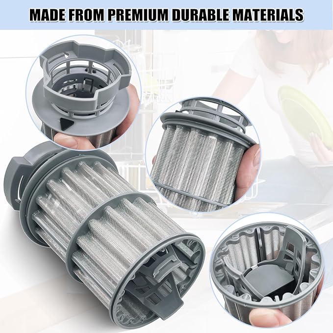 UPGRADED 645038 00645038 Dishwasher Drain Mesh Filter - 651097 Dishwasher Filter Replacement 00651097