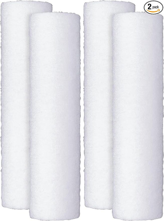 GE FXUSC Whole House Water Filter | Replacement for Water Filtration System | NSF Certified: Reduces Sediment, Rust & Other Impurities from Water | Replace Every 3 Months for Best Results | 2 Filters