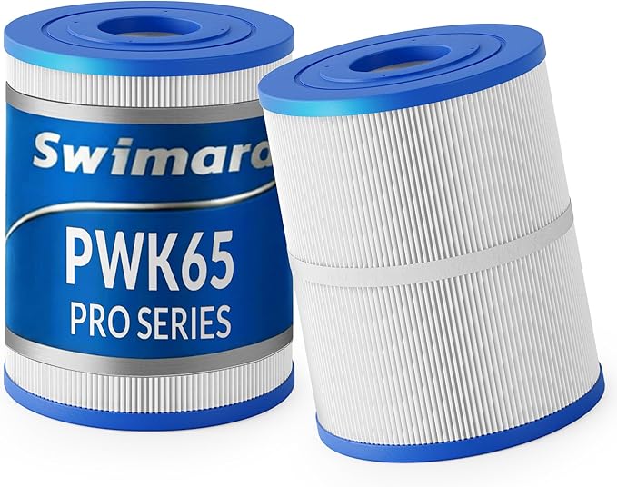 2-Pack 31114, PWK65, C-8465 Replacement Spa Filter, Compatible with Hot Spot & Tiger River Hot Tub Filter, 3" Open Ends, Pro Series