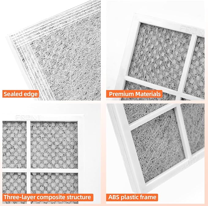 LRMXS2806S LFX25991ST 3-PACK Refrigerator Air Filter Replacement for LG LFX28968ST LFX31925ST LFX31945ST LFXC22526S LFXC24726D LFCS31626S LFX25992ST LFX28968D LFX28968SW LFX29927SB LFX29927ST