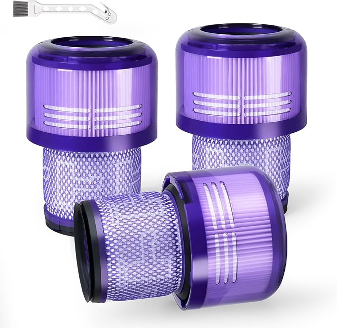 OTTWL 3 Packs Vacuum Filters Replacement Parts Compatible with Dyson V11 Torque Drive V11 Animal V11 Complete V11 Extra V15 Detect V15s Detect Submarine Vacuums, Compare to Part 970013-02