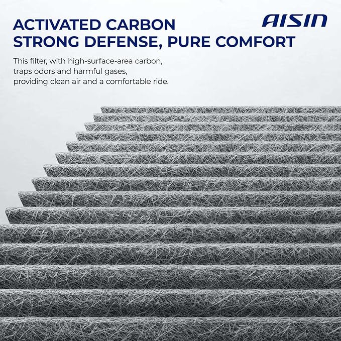 AISIN AFTERMARKET CBFAZ-00320 Cabin Air Filter with Activated Carbon - Compatible with BMW X5 2000-2006, Land Rover Range Rover 2003-2013