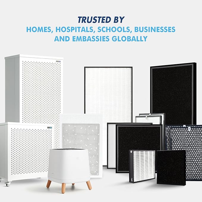 Smart Air (aka Smart Health) Sqair Genuine Replacement HEPA Filter | High-Efficiency Particle Filter for Dust, Smoke & Pollen | Compatible Genuine HEPA Replacement Filter (1 Pack)